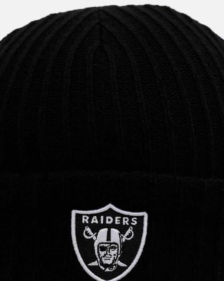 Las Vegas Raiders 47 Brand Harbor Cuff Knit Beanie