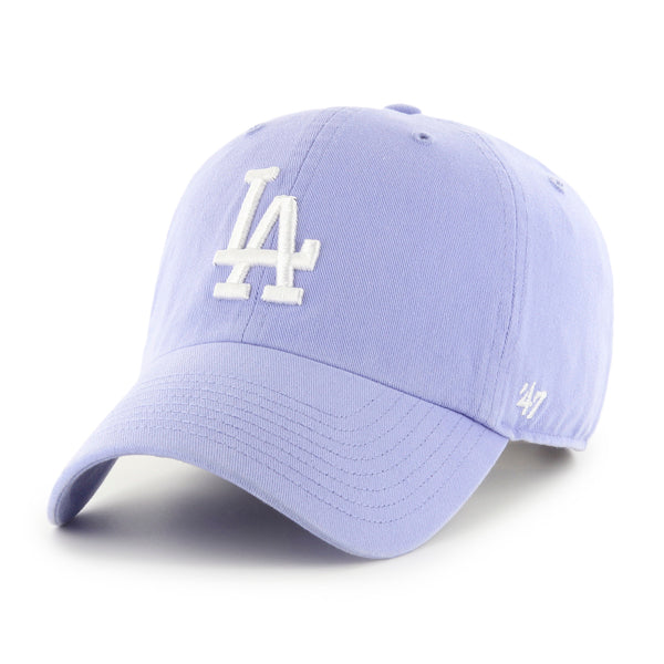 Los Angeles Dodgers 47 Brand Lavender Clean Up Adjustable Dad Hat