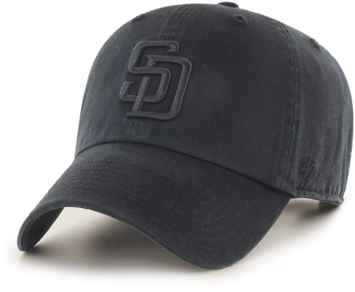 San Diego Padres 47 Brand Clean Up All Black