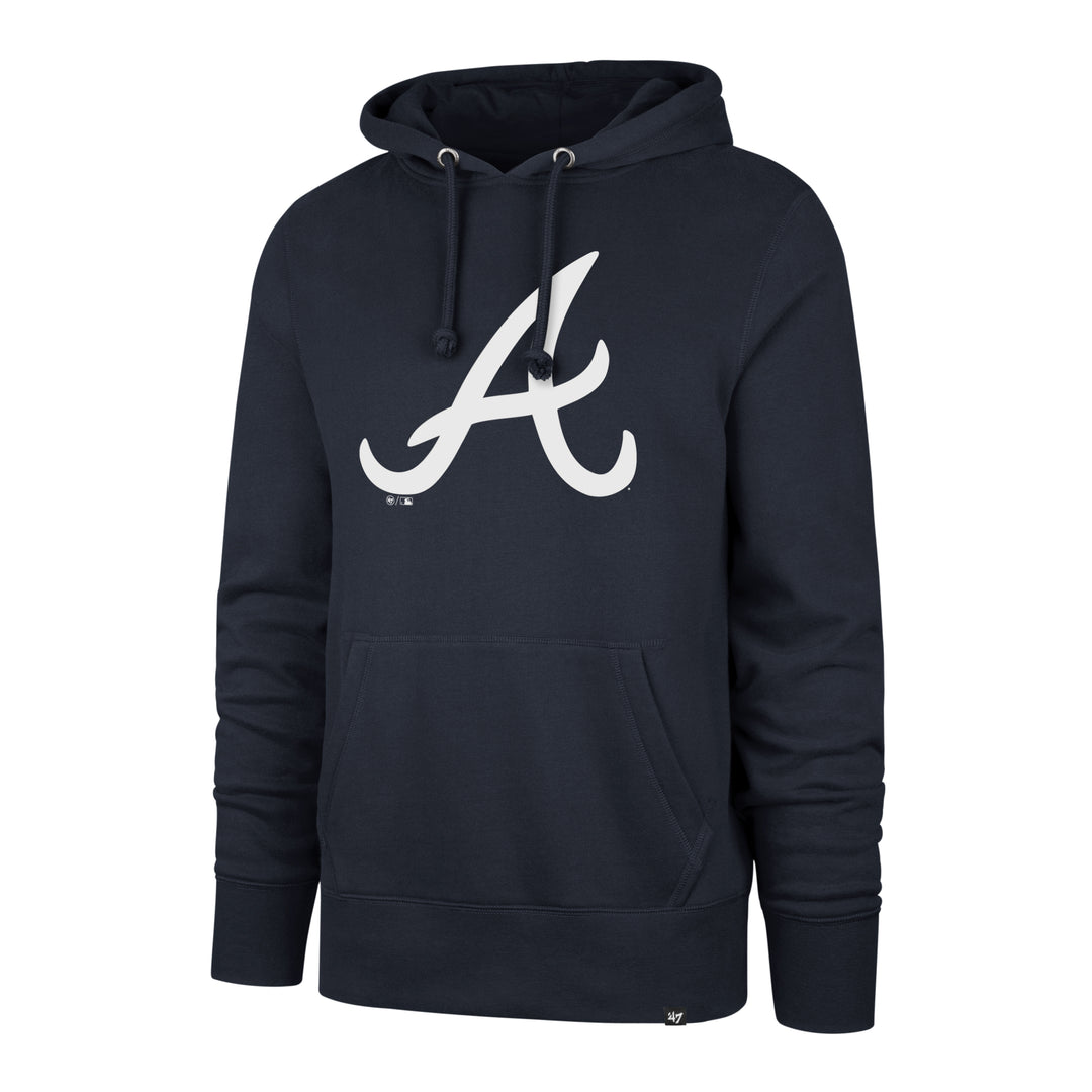 Atlanta Braves 47 Brand Fall Navy Imprint Headline Hood Mens Fall Navy