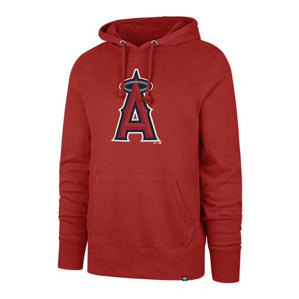Los Angeles Angels 47 Brand Red Imprint Headline Hood Mens Red