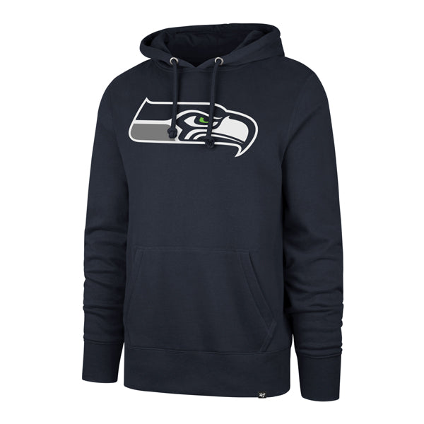 Seattle Seahawks 47 Brand Fall Navy Imprint Headline Hood Mens Fall Navy