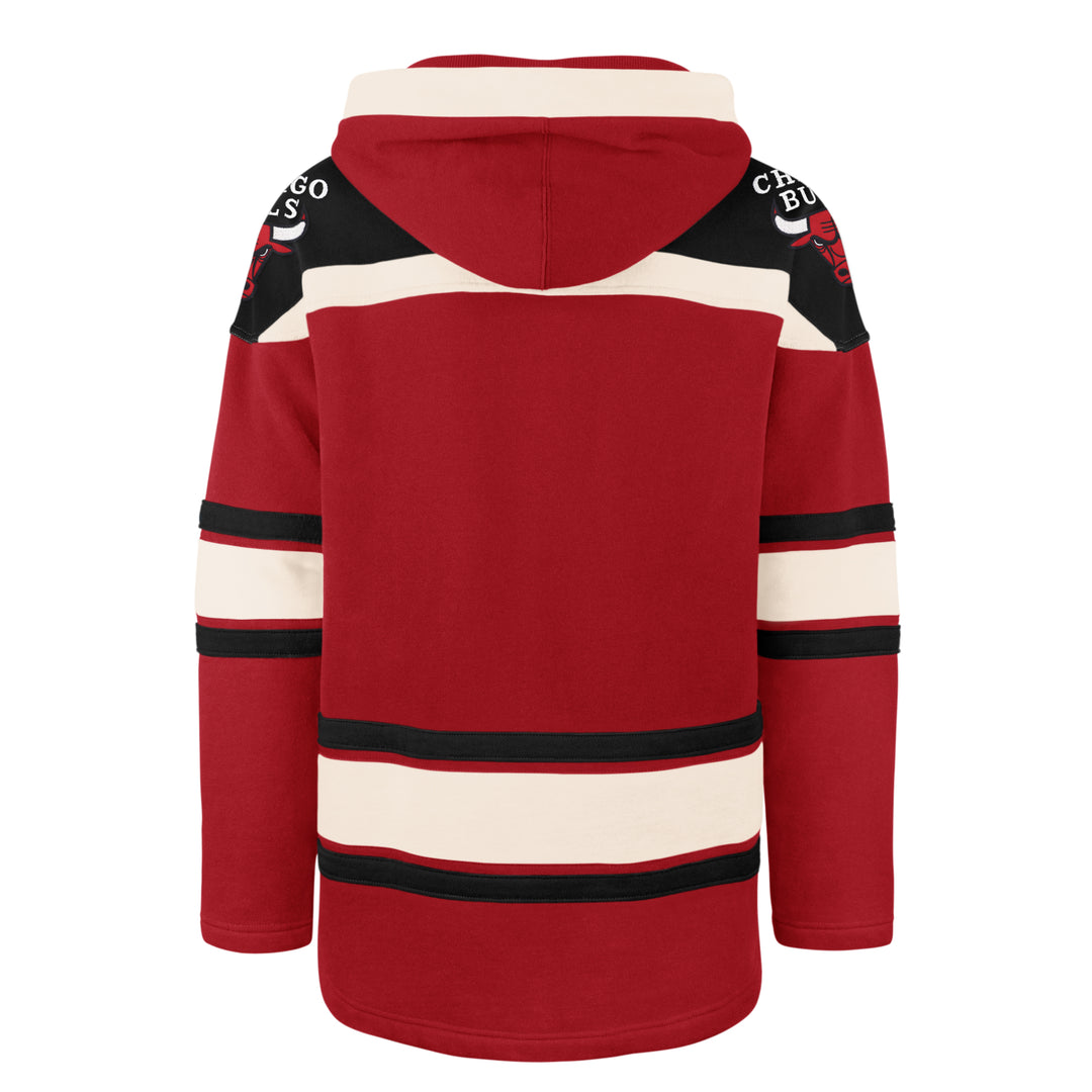 Chicago Bulls 47 Brand Red Superior Lacer Hood Mens Red