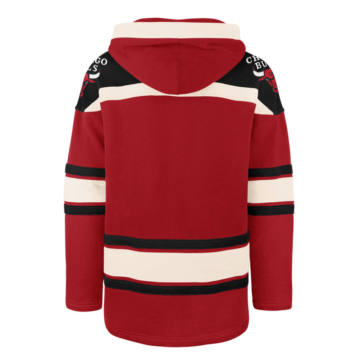 Chicago Bulls 47 Brand Red Superior Lacer Hood Mens Red