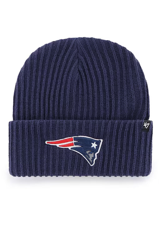 New England Patriots 47 Brand Harbor Cuff Knit Beanie Hat - Navy