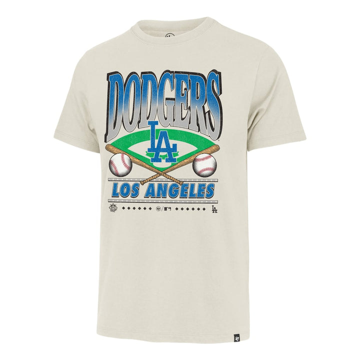 Los Angeles Dodgers '47 Straight Shot Two Franklin T-shirt in Dune — front
