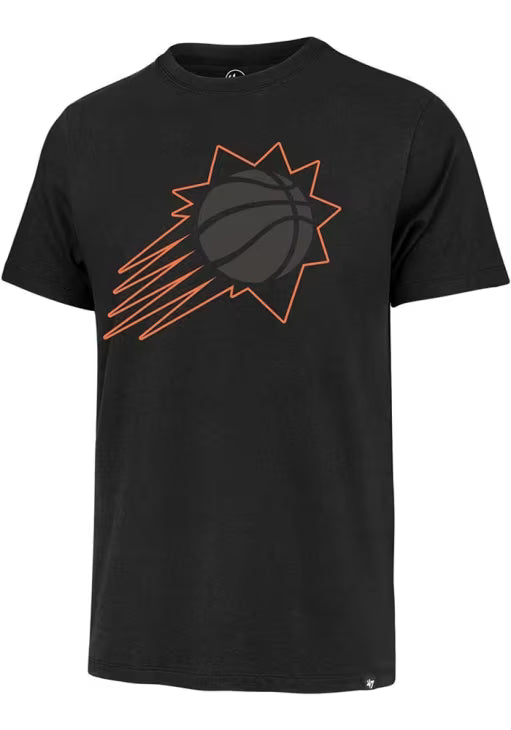 Phoenix Suns 47 Brand Pop Imprint T-Shirt — Black