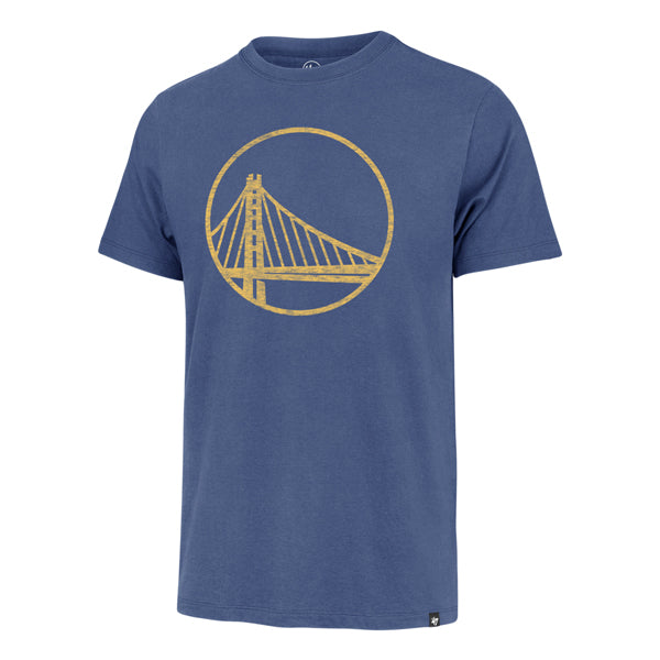 Golden State Warriors 47 Brand Cadet Blue Premier Franklin Tee Men Cadet Blue
