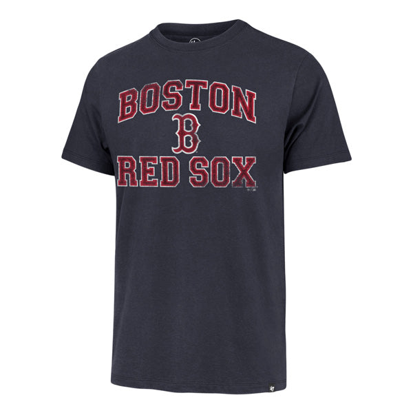 Boston Red Sox 47 Brand Atlas Blue Union Arch Franklin Tee Men Atlas Blue