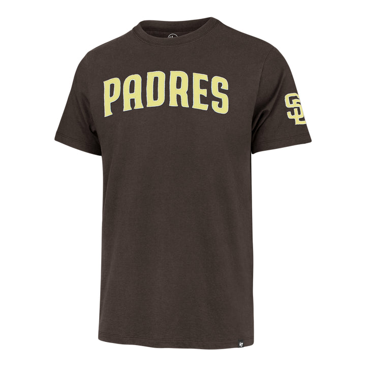San Diego Padres '47 Brand Espresso Fieldhouse Franklin Tee front view
