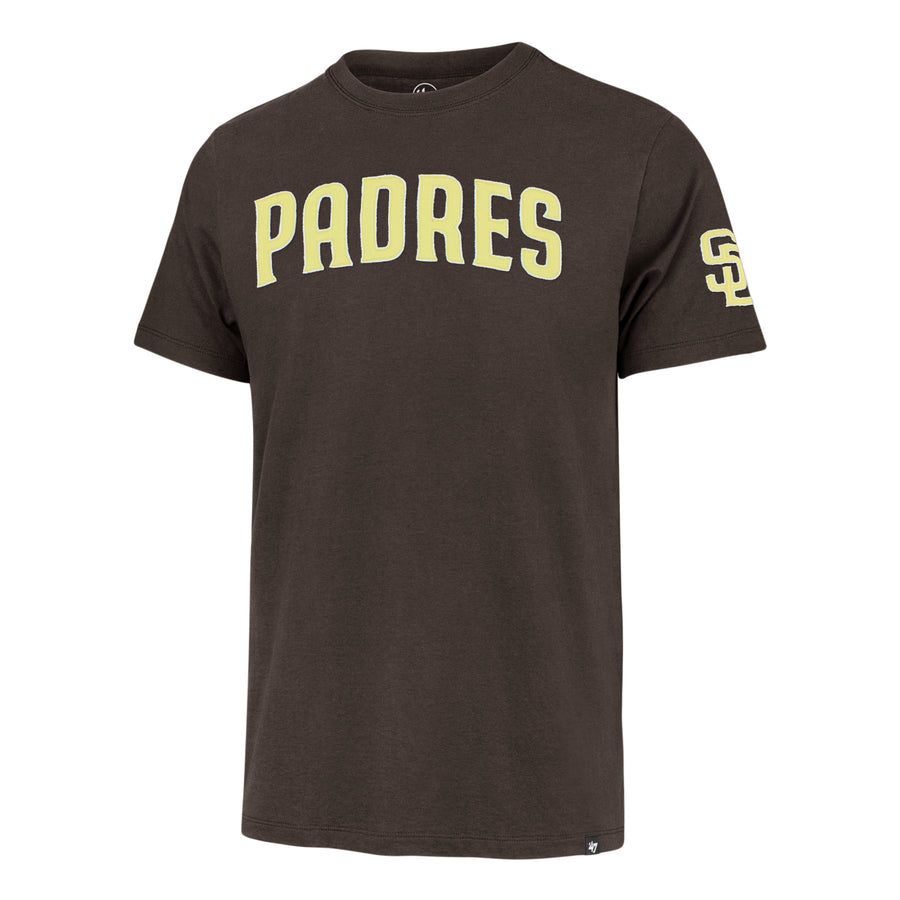 San Diego Padres '47 Brand Espresso Fieldhouse Franklin Tee front view