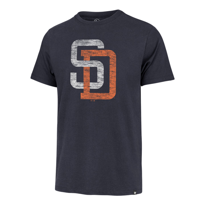 San Diego Padres 47 Brand Cooperstown Atlas Blue Premier Franklin Tee Men Atlas Blue