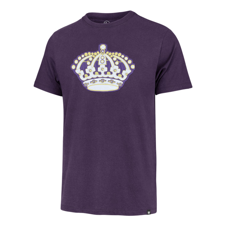 Los Angeles Kings 47 Brand Vintage NHL Regent Purple Franklin Knockout Fieldhouse Tee