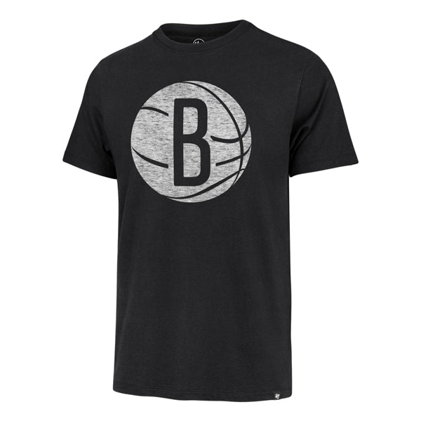Brooklyn Nets 47 Brand Flint Black Premier Franklin Tee Men Flint Black