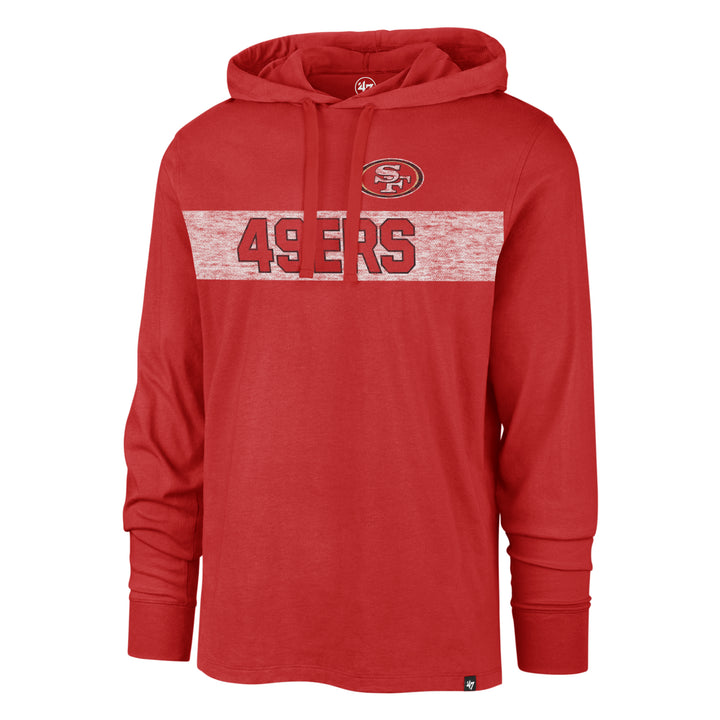 San Francisco 49Ers 47 Brand Racer Red Field Franklin Hood Men Racer Red