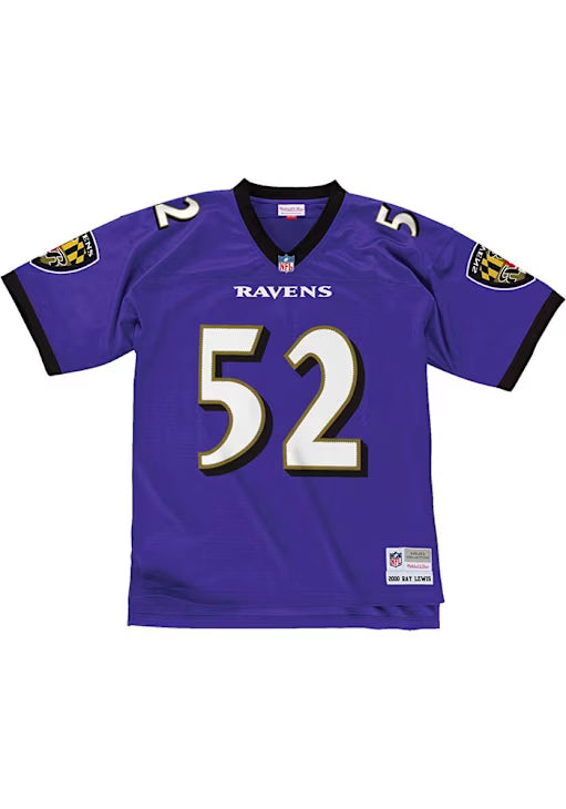 Baltimore Ravens Mitchell & Ness 2000 Legacy Jersey Ray Lewis- Purple