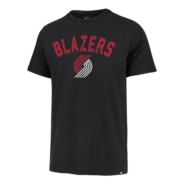 Portland Trail Blazers 47 Brand Flint Black All Arch Franklin Tee Men Flint Black