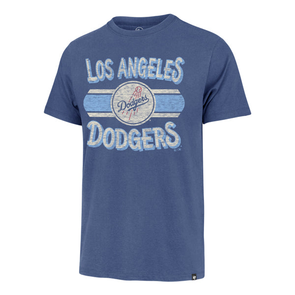 Los Angeles Dodgers 47 Brand Cadet Blue Renew Franklin Tee Men Cadet Blue