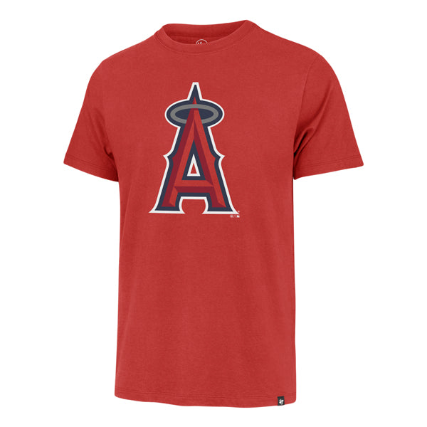 Los Angeles Angels 47 Brand Racer Red Imprint Franklin Tee Men Racer Red
