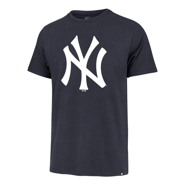 New York Yankees 47 Brand Atlas Blue Imprint Franklin Tee Men Atlas Blue