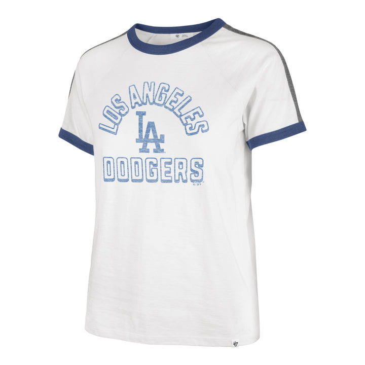 Los Angeles Dodgers 47 Brand Sandstone Sweet Heat Peyton Tee Wmn Sandstone