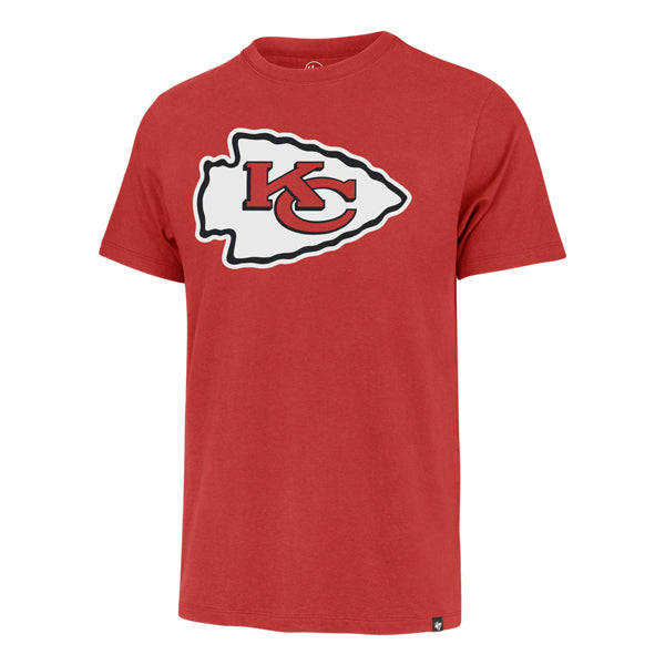 Kansas City Chiefs 47 Brand Racer Red Imprint Franklin Tee Men Racer Red