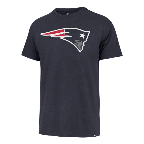 New England Patriots 47 Brand Atlas Blue Imprint Franklin Tee Men Atlas Blue