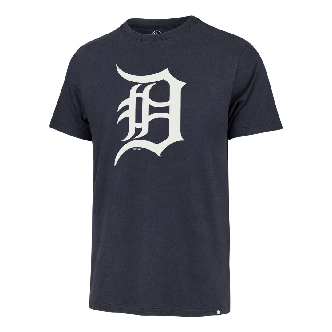 Detroit Tigers '47 Brand Atlas Blue Imprint Franklin Tee front view