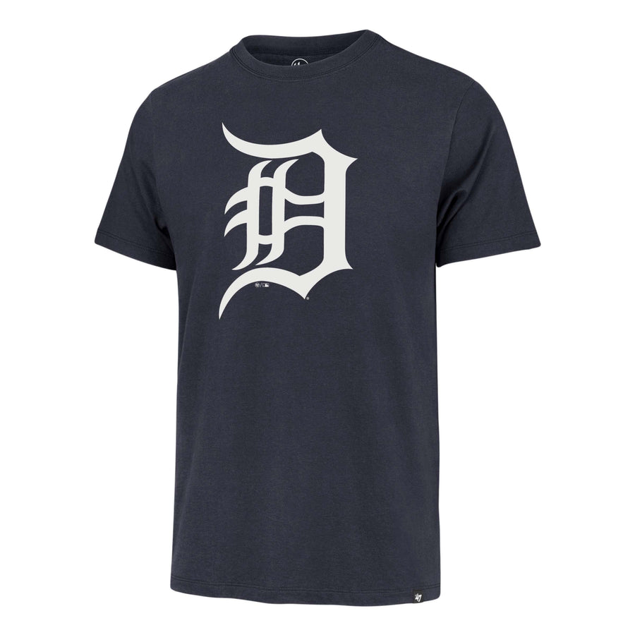 Detroit Tigers '47 Brand Atlas Blue Imprint Franklin Tee front view