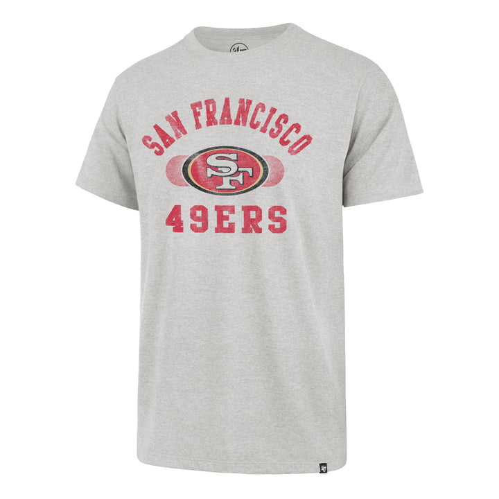 San Francisco 49Ers 47 Brand Relay Grey Brisk Franklin Tee Men Relay Grey