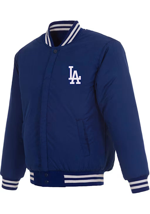 Los Angeles Dodgers JH Design Reversible Wool Full-Snap Jacket - Royal