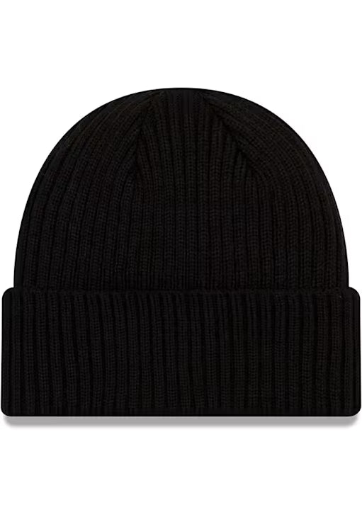 Chicago Bulls New Era Core Classic Beanie Knit Hat - Black/White
