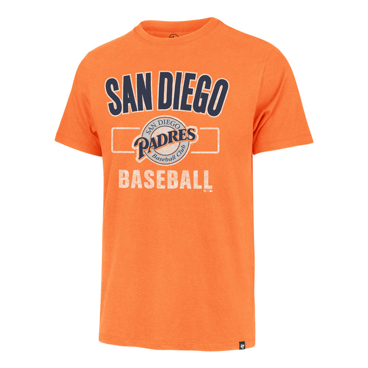 San Diego Padres 47 Brand Cooperstown Signal Orange Cityside Franklin Tee Men Signal Orange