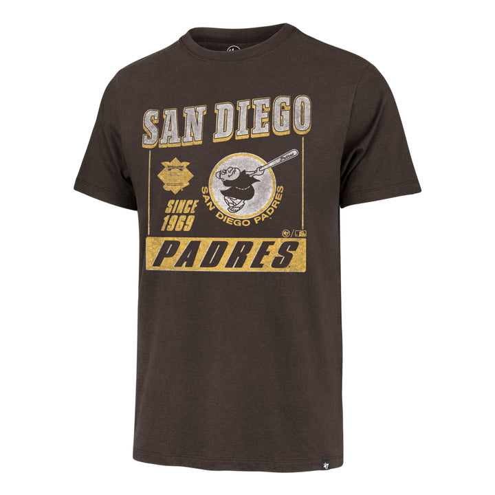 San Diego Padres 47 Brand Cooperstown Espresso Outlast Franklin Tee Men Espresso
