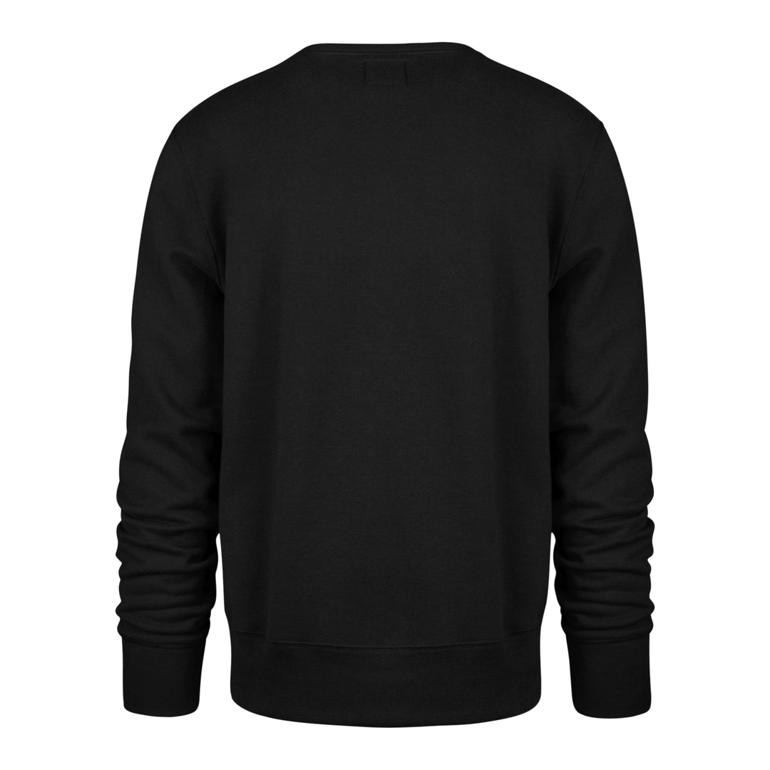Los Angeles Dodgers 47 Brand Jet Black Imprint Headline Crew Mens Jet Black