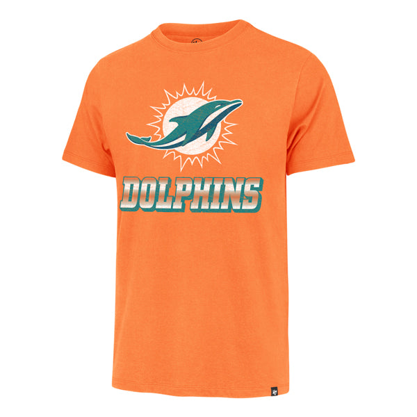 Miami Dolphins 47 Brand Signal Orange Upgrade Franklin Tee Men Signal Orange