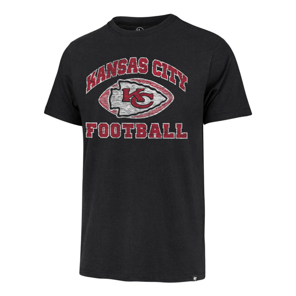 Kansas City Chiefs 47 Brand Flint Black Pathway Franklin Tee Men Flint Black