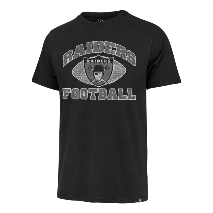 Las Vegas Raiders 47 Brand Historic Flint Black Pathway Franklin Tee Men Flint Black