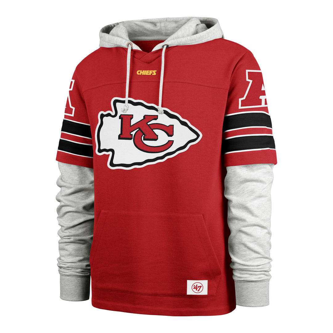 Kansas City Chiefs 47 Brand Racer Red Double Header Blitz Crbk Lcr M Racer Red