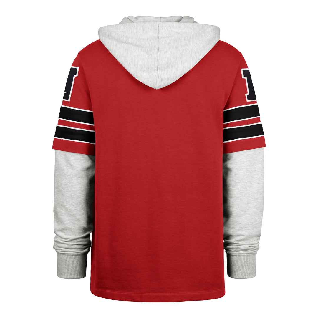 San Francisco 49ers 47 Brand Racer Red Double Header Blitz Racer Red