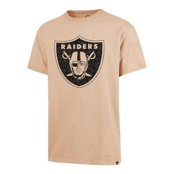 Las Vegas Raiders 47 Brand Dusted Khaki Dusted Imprint River Tee Men Dusted Khaki