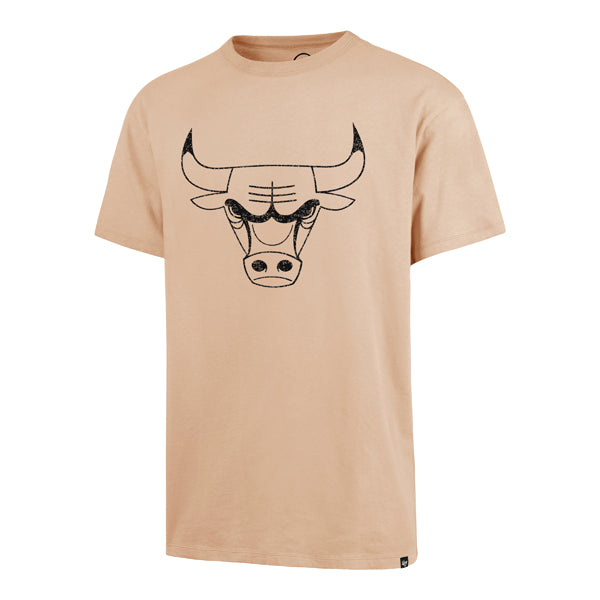 Chicago Bulls 47 Brand Dusted Khaki Dusted Imprint River Tee Men Dusted Khaki