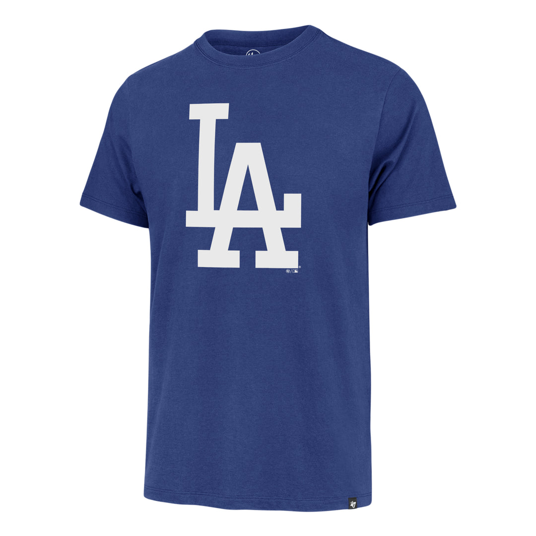 Los Angeles Dodgers 47 Brand Jetty Blue Imprint Franklin Tee Men Jetty Blue