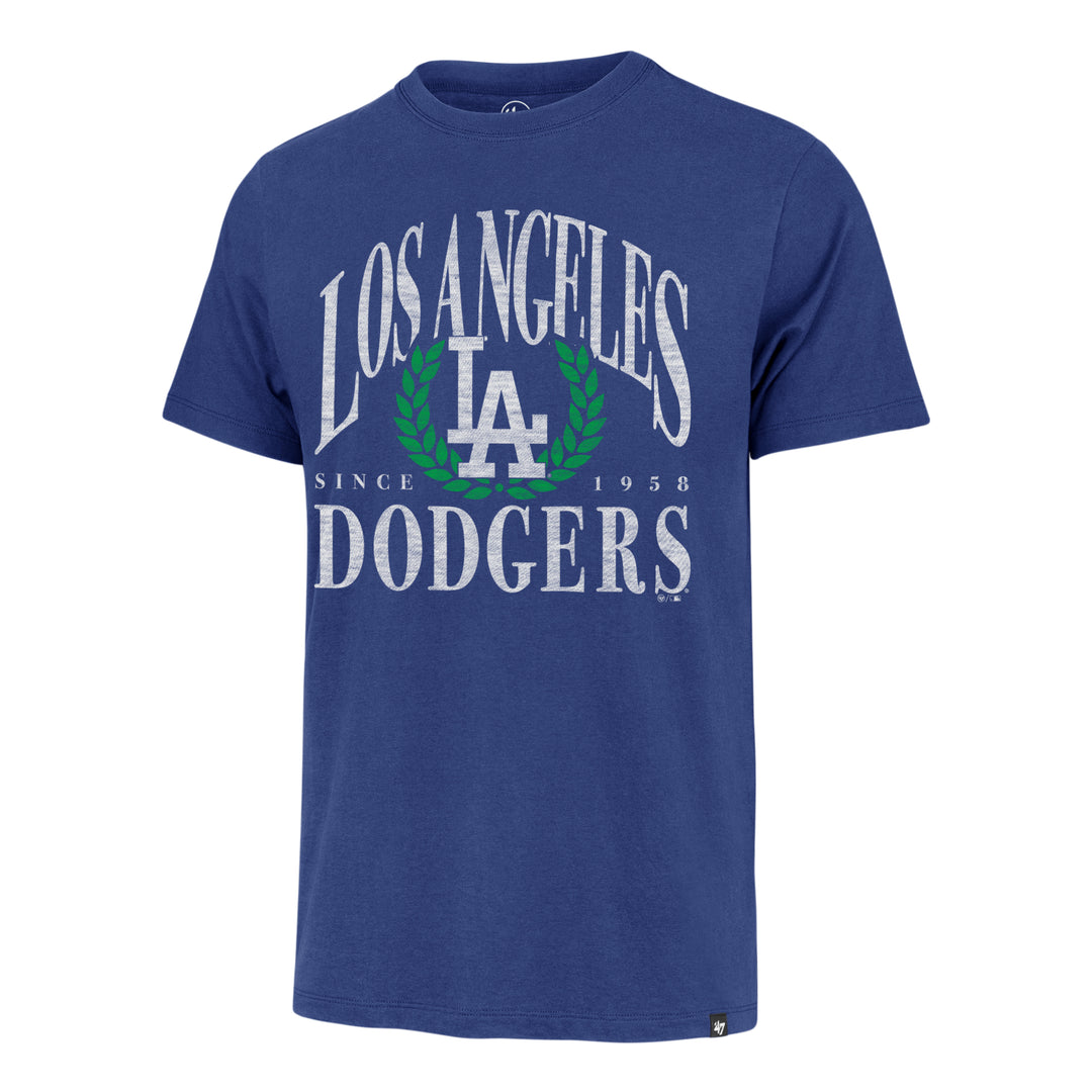 Los Angeles Dodgers 47 Brand Jetty Blue Pitchout Franklin Tee Men Jetty Blue