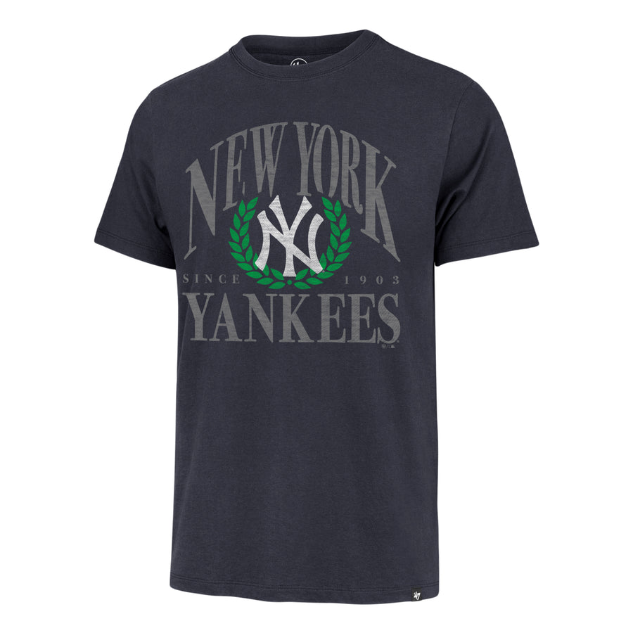 New York Yankees '47 Brand Atlas Blue Graphic Tee front view