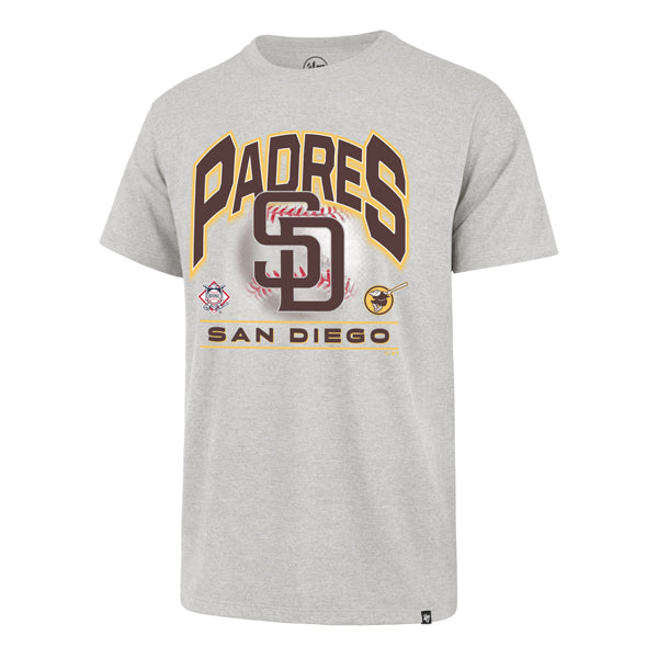 San Diego Padres 47 Brand Relay Grey Bunt Franklin Tee Men Relay Grey
