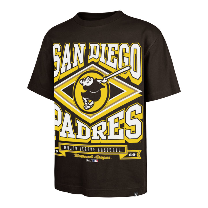 San Diego Padres 47 Brand Brown Heater Foundation Tee Men Brown