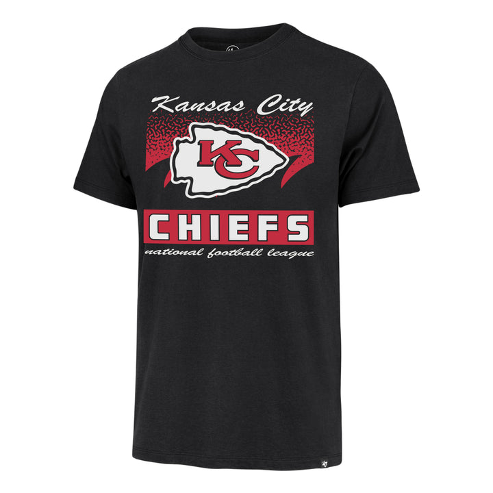 Kansas City Chiefs '47 Brand Black Waver Franklin Tee front view
