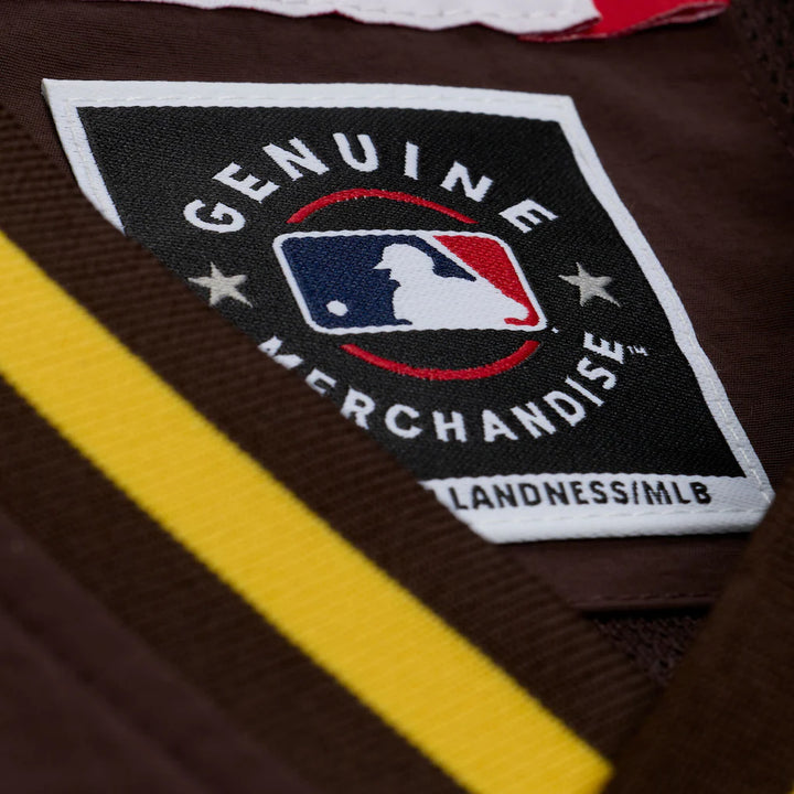 San Diego Padres Cooperstown Vintage Pullover Brown