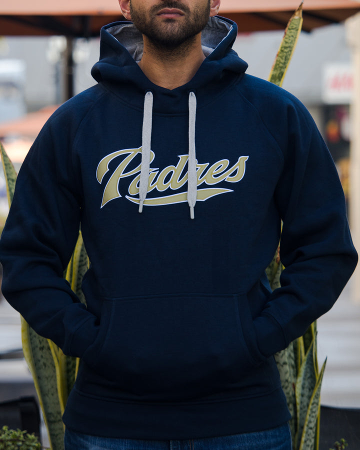 San Diego Padres 04 Cooperstown Men's Antigua Navy Hoodie
